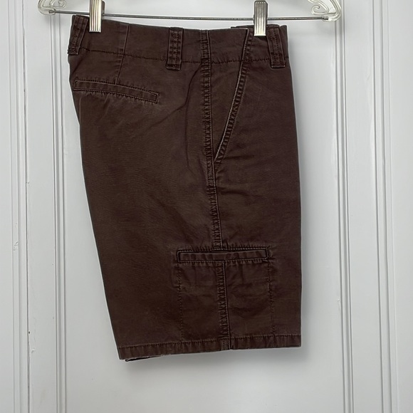 GAP Favorite Chino Cargo Shorts brown mid rise semi vintage - Picture 9 of 14
